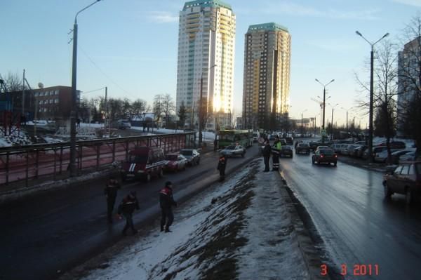 ЧП в Минске: на проезжую часть рухнул башенный кран 124470_6_350