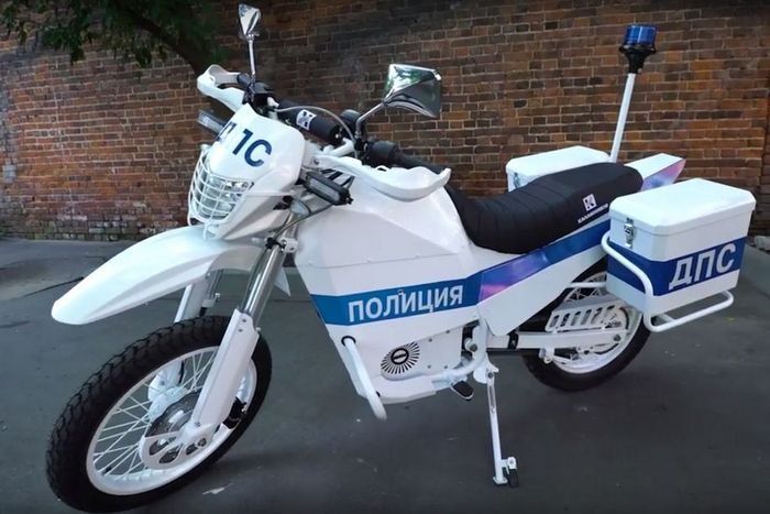 Московская полиция получила электрические мотоциклы