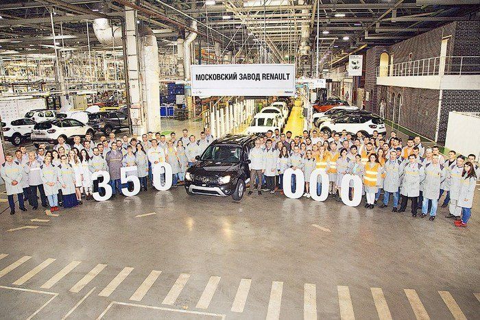 На московском заводе Renault выпущен 350-тысячный Duster